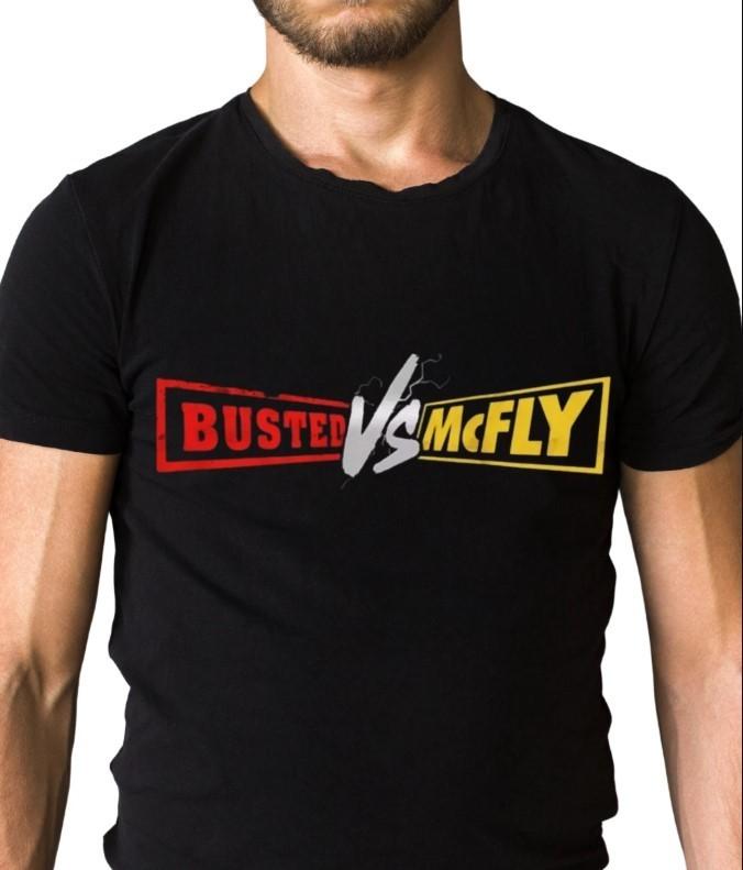 Busted VS McFly 2025 Tour Unisex Short Sleeve Tshirt S5XL Unisex T-Shirt XXXL