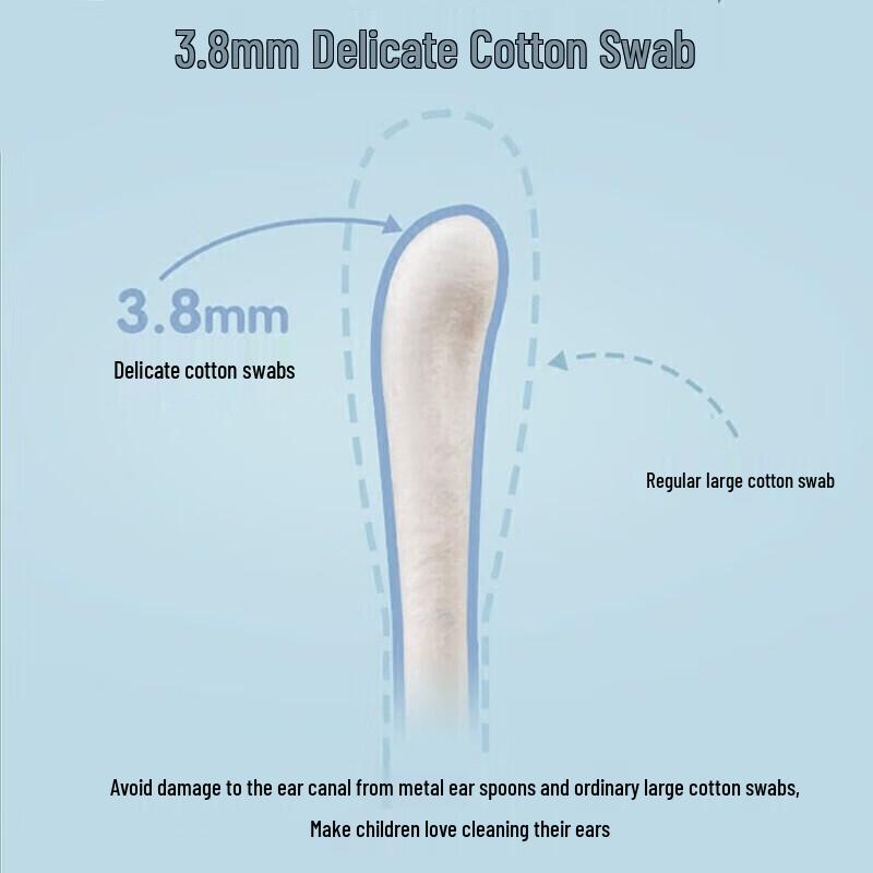 Camellia Kids Paper Shaft Cotton Swabs