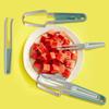 Watermelon Fork Slicer Cutter Stainless Steel Watermelon Cutter Portable Watermelon Cutter Slicer Tool with Watermelon Scooper