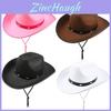 Fashionista Cowboy Hat With Studded Embellishments For Party Costumes