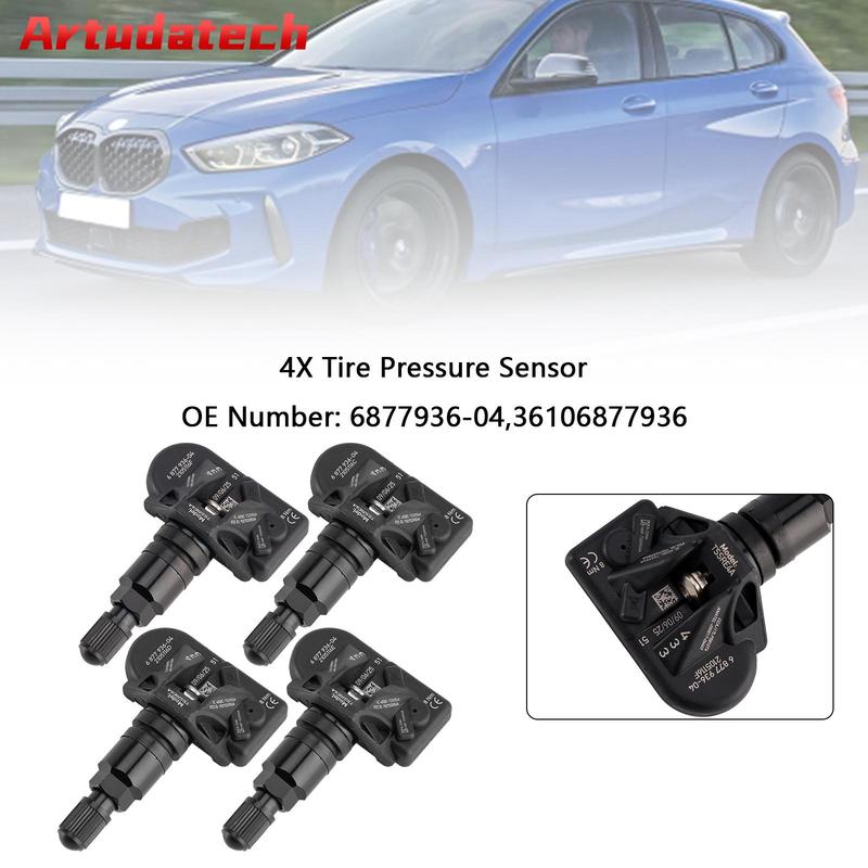 Artudatech 4X Tire Pressure Sensor 6877936 For BMW 5 Series G30 G31 F40 3 Series G20 G21