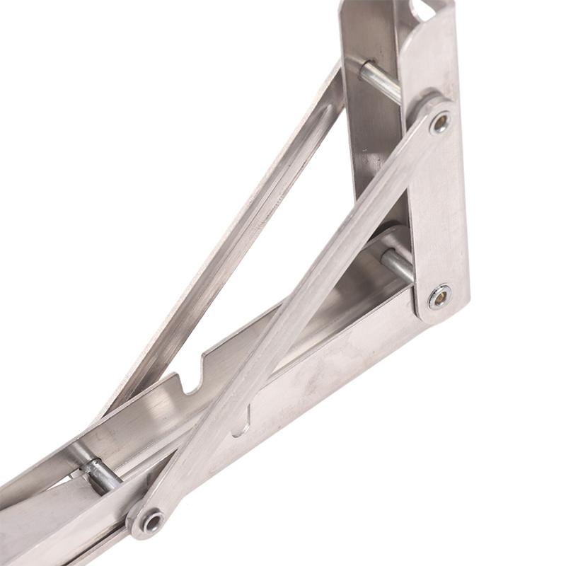 Wohnmobil Silber Finish Verdickt Edelstahl Mini Klapptisch Auto Zubehör Campervan Klapp Halterung Tisch Regal