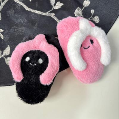 Funny Squeaky Slippers Plush Flip-Flop Doll Keychain