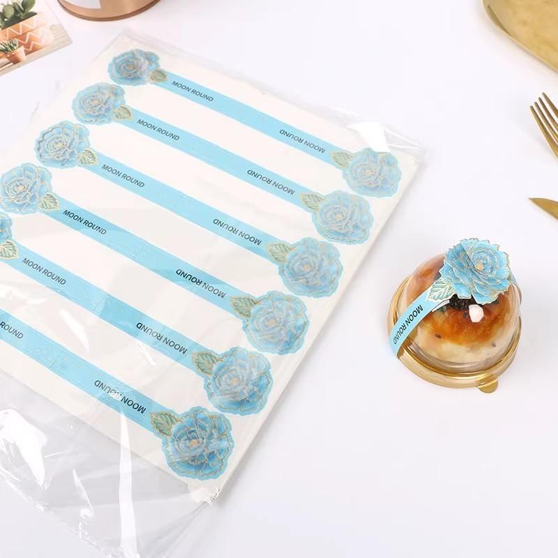 

30 пар 3D-наклейка в виде цветка розы, декоративная вакуумная коробка для лунного пряника, упаковочная коробка для яичного желтка, подарочные аксессуары для вечеринок other