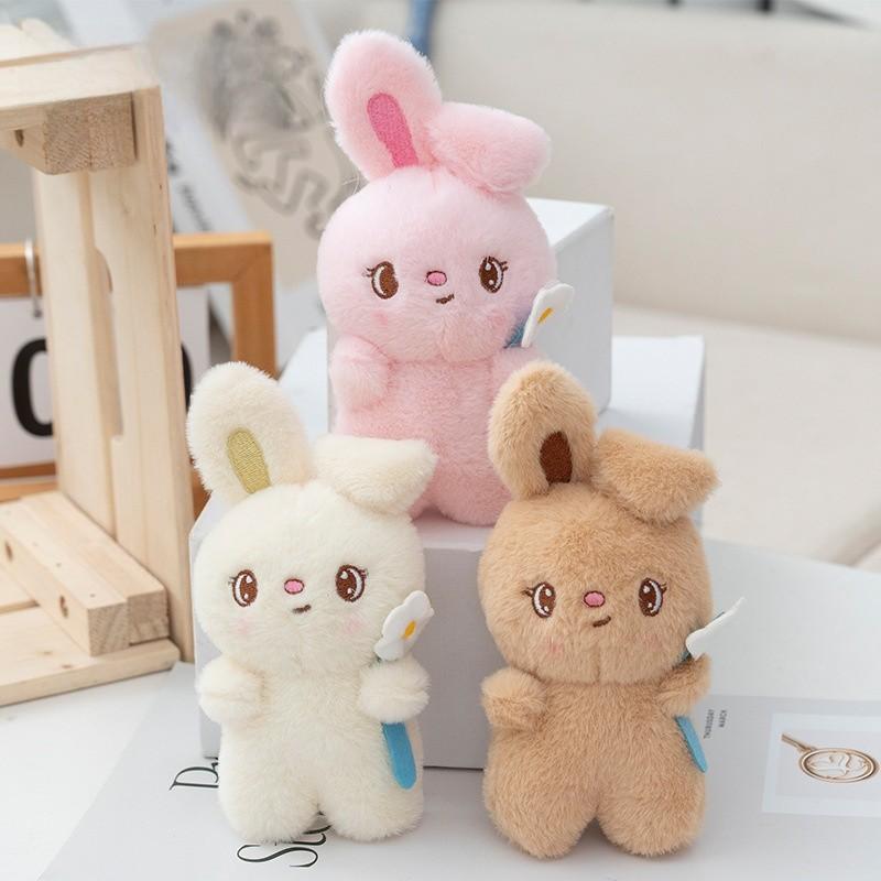 Keychain Plush Rabbit Backpack With Soft Stuffed Animal For Decoration Kids
