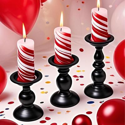 Multicolor Iron Art Candlestick: Candlelight Dinner Atmosphere Decor