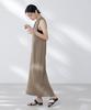 Nano Universe Boucle Cardboard Piping Size S Dress, Women's, (180cm), Khaki, 669-5119307