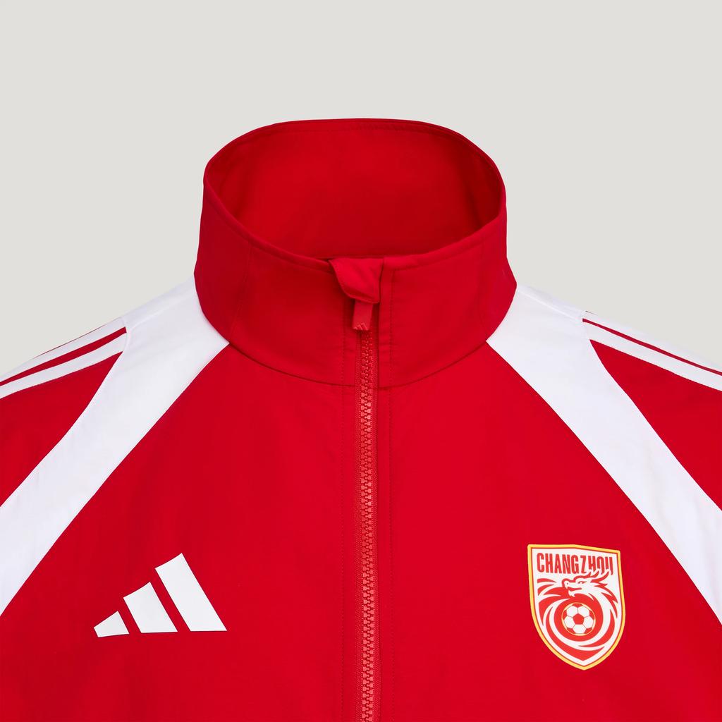 adidas 2026 Su Super League Changzhou Team Quick-Dry Sports Zip-Up Long Sleeve Jacket Unisex Jackets LG1972