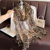 Simulation Silk Scarf Chiffon Yarn Scarf Women'S Long Ribbon Women'S Versatile Accessories Scarf High-End Versatile Silk Scarf