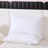 1pc/2pcs/4pcs/6pcs White 10% Goose Down 90% Goose Feather 100% Cotton Flame-Retardant Functional Bed Sleeping Pillow for Sale