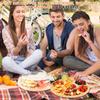 Charcuterie Board with Lid Handle Portable Cheese Boards with 7 Compartments Bamboo Meat Fruit Serving Tray for Kitchen Picnic