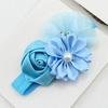 Headband Faux Pearl Skin-friendly Chiffon Baby Girls Bow-knot Kids Headwear for Birthday