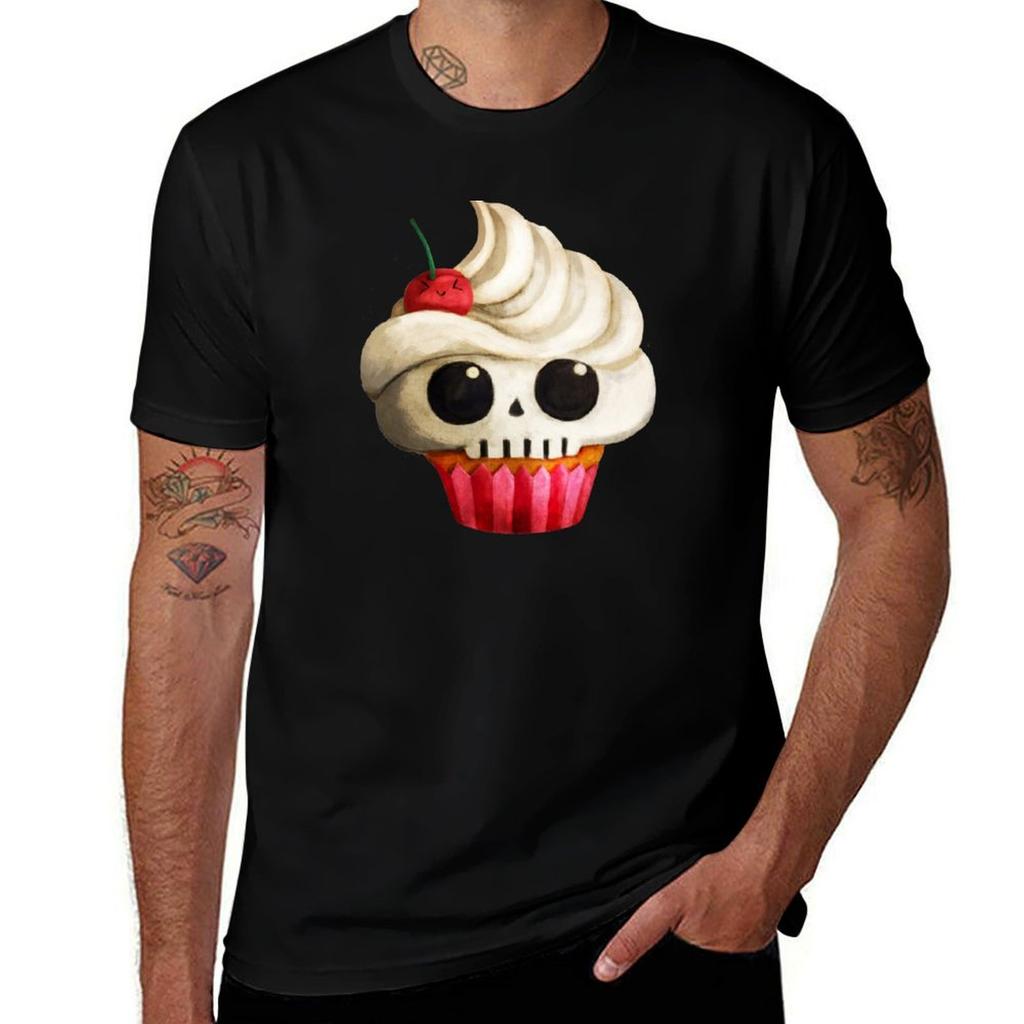 Delicious Skull Cupcake TShirt Breathable Mesh Panel TShirt
