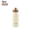 200/350ml Cute Mini Thermos Cup Stainless Steel Thermal Coffee Mug Portable Vacuum Flask Insulated Water Bottle with Button Lid