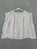 Johnature Summer French Stitched Sleeveless Cool Shirts Casual Loose Sheer Sunscreen Simple Shirts Women