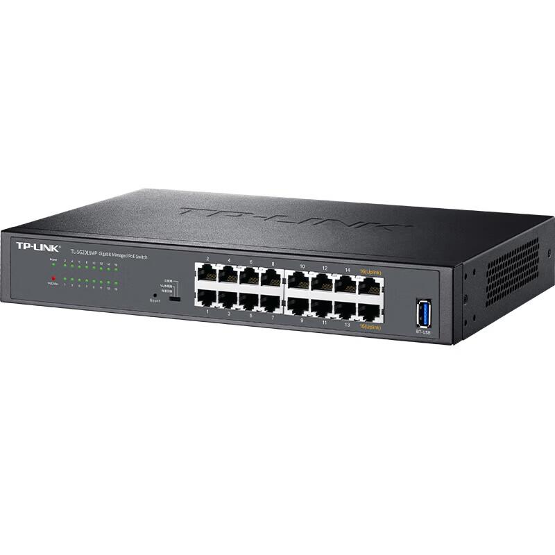 Tp-Link TL-SG2016MP 16-Port Gigabit PoE+ Cloud Managed Rackmount Switch