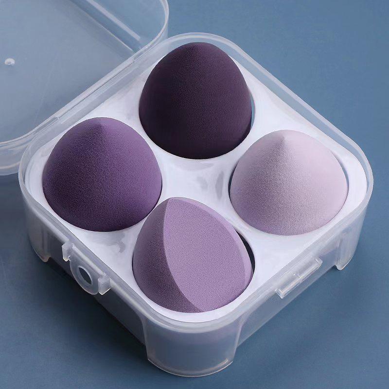 4Pcs Makeup Sponge Egg Cosmetic Puff Foundation Sponges Powder Puffs Women Make Up Accessories Beauty Tools