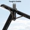 Aluminum Magnetic Phone Tripod Stick With Cold Shoe Mount And Fast Release Design For Content Creators