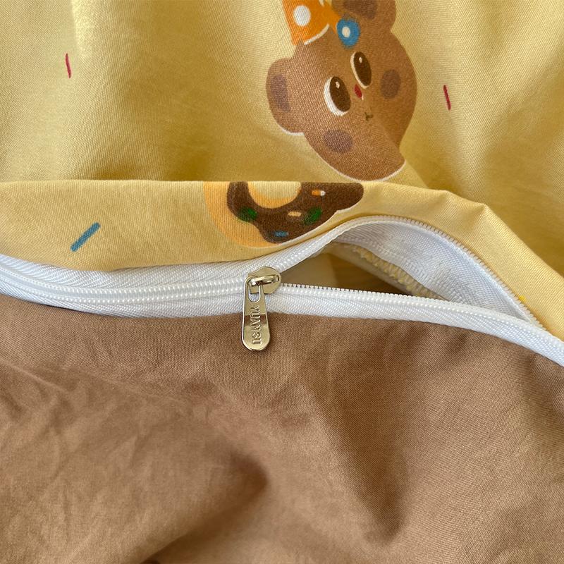 New Soft Skin-friendly Bedding Set Comfortable Breathable Duvet Cover Set with Sheet Single Double Quilt Cover and Pillowcases