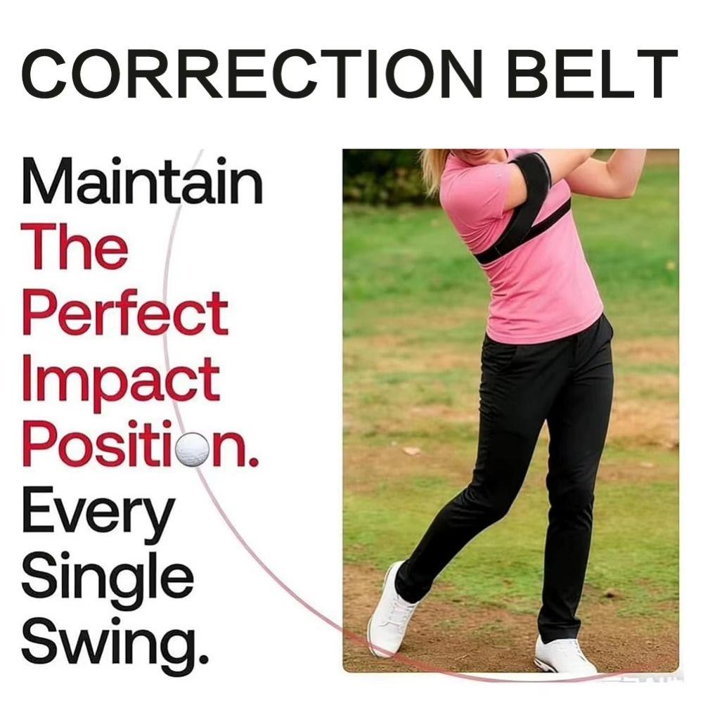 Foldable Golf Swing Training Arm Band Adjustable Golf Swing Training Aid  For Beginners