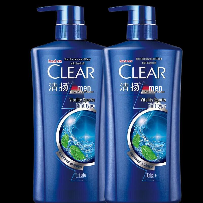 Clear Men Anti-Dandruff Shampoo, Vitality Sport Mint