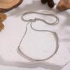 Xia Ling High-End Titanium Steel Adjustable Snake Chain Necklace - Non-Fading Fashion for Women