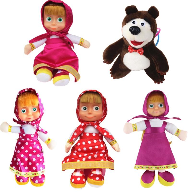 Masha And The Bear Big Eyes Doll Perfect For Adventure Playtime