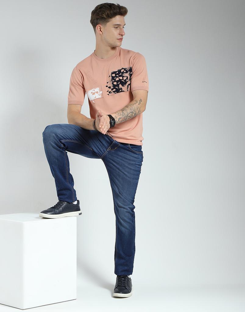 Men's Regular Fit Printed T-Shirt | Half Sleeve | Round Neck | Casual Wear T Shirt for Men's