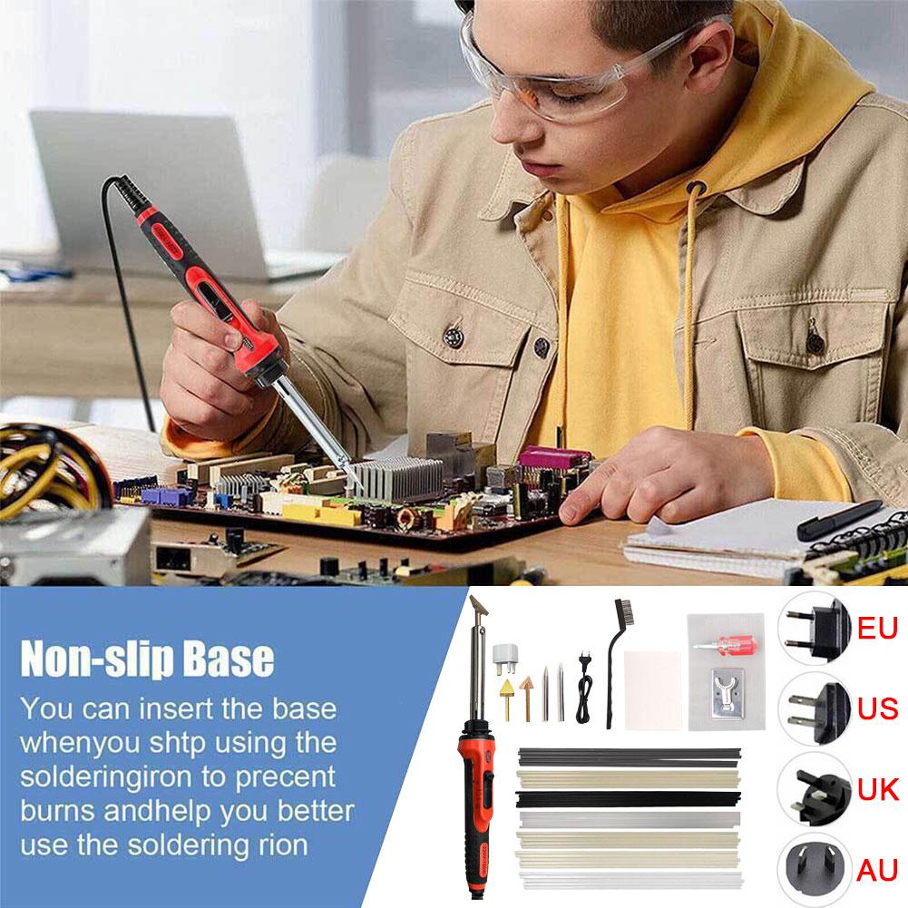 1 Sada Sada pro svařování automobilových oprav Keramická topná technologie Nástroje pro opravu prasklin nárazníku auta Pájka pro opravu plastů