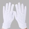 Hvite hansker Formelle smokinguniformhansker for menn kvinner Butlerhansker for Cosplay-fest Smykkeinspeksjon Seremoni Vakt