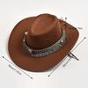 Neue künstliche Wildleder Western Cowboy Hut für Männer Frauen Gentleman Cowgirl Jazz Hut Sombrero Hombre Cap