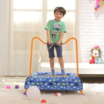 Bouncing Trampoline Household Children s Indoor Armrest Small Baby Family Jumping Bed Multiple Protection Safe and Stable