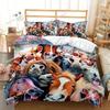 Cute Animals Dogs Cats Horses 3D Bedding Duvet Cover Bedding Set Comforter Linen Pillowcases Gift Single Double King Queen