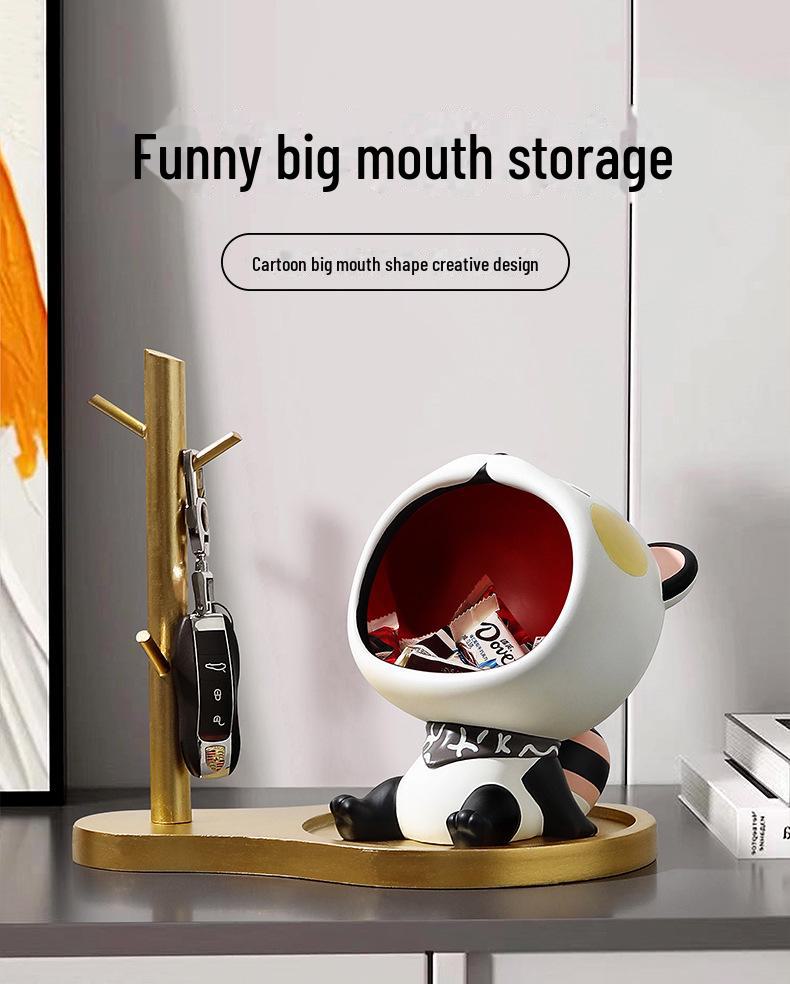 Cartoon Großmaul Schreibtischornament - Schlüsselaufbewahrung & Heimdeko Einzugsgeschenk