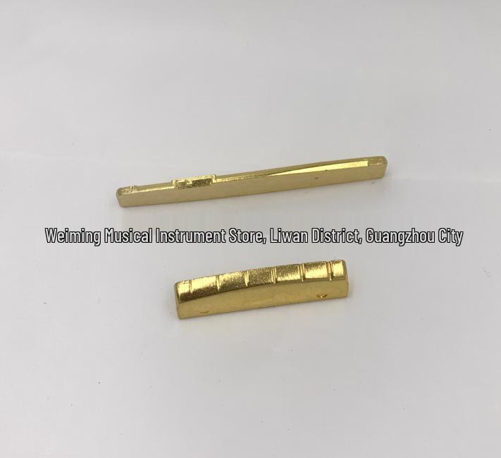 

Metal Alloy Nut & Bridge Set for Folk Guitar 72mm Short Bridge