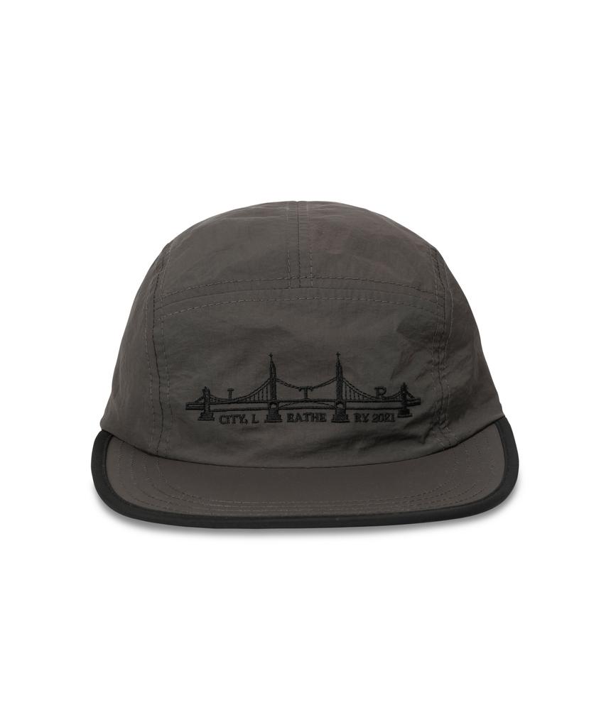 Ledeoli Bridge Artwork Nylon Camp Cap [Charcoal]