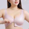 Front-hook Large Size Ultra-thin Breastfeeding Bra with Gathered Breasts and Breathable and Comfortable Wire-free Bra