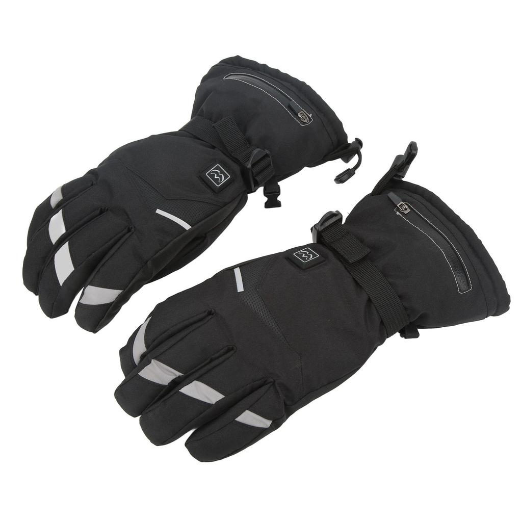 2 STK Beheizte Handschuhe 3 Stufen Einstellung Touchscreen Elektrische Heizhandschuhe Winter Thermohandschuhe