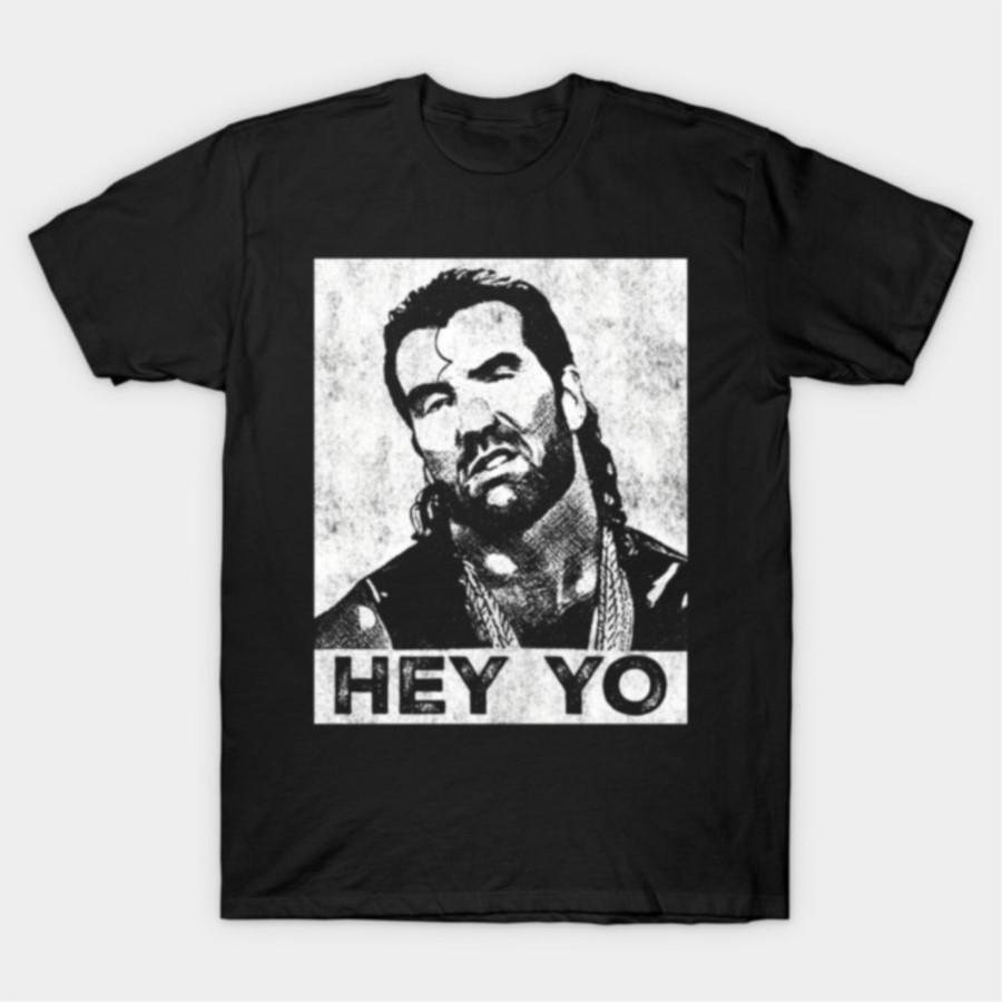 

Scott Hall - Razor Ramon Hey Yo T-shirt For Men Women 100% Cotton T Shirts Short Sleeve Tops 0102-2 - Men s Summer Cotton Gra... S разноцветный
