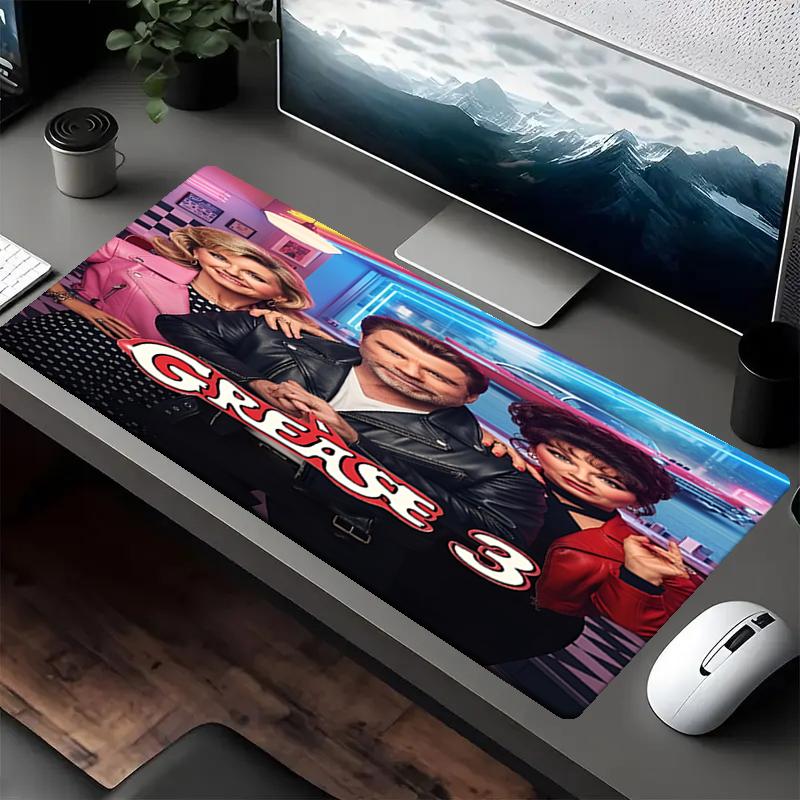 Grease Theme Mouse Pad, Non Slip Rubber Base, Multifunctional Office & Home Decor, Perfect for Workspace Personalization.