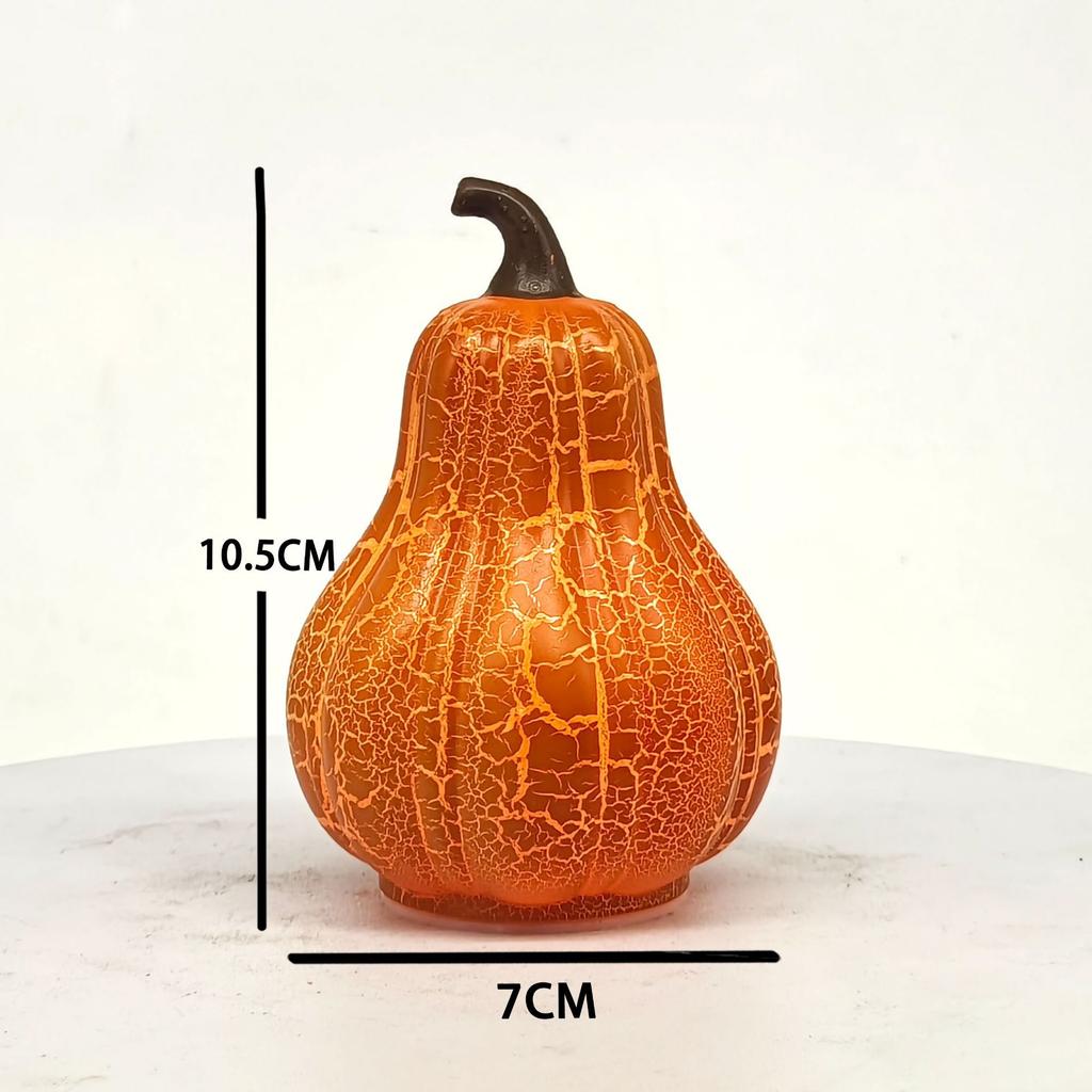 Halloween Glowing Pumpkin Light Decoration, Desktop Ambiance Party Prop, Rechargeable Pumpkin Shaped Lamp