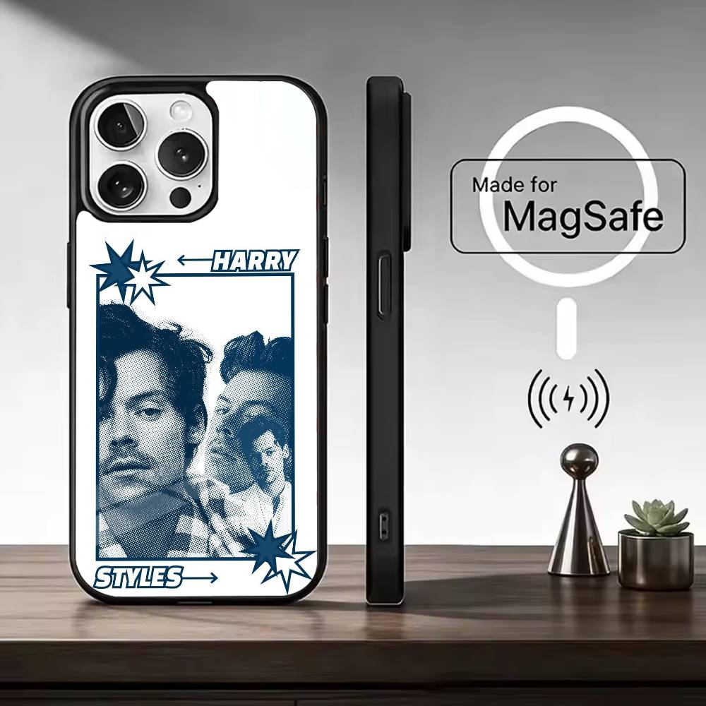 H-HaRRy Music S-Styles Für Magsafe Handyhülle für iPhone 17 16 15 14 13 12 11 Serie Kabelloses Laden
