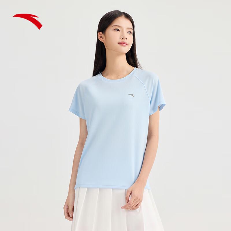 Anta Women s Quick-Dry Short Sleeve Running T-Shirt XS(Women 155)