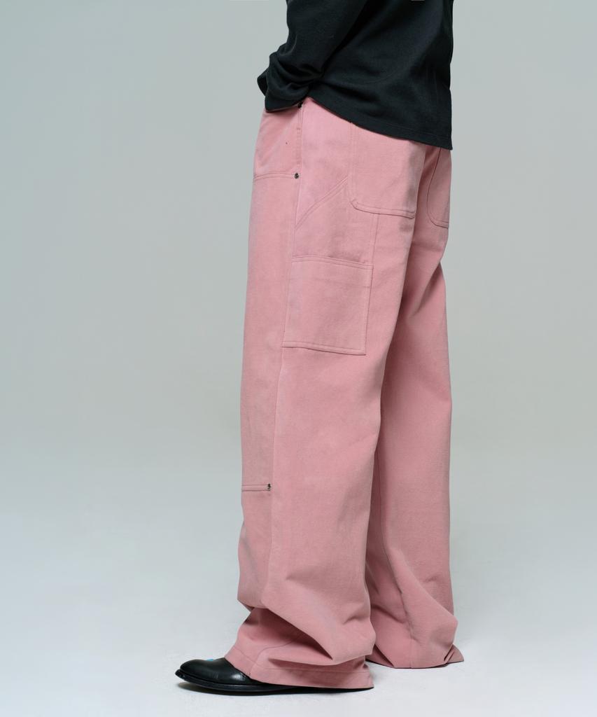 ERA Men Wide Carpenter Pants - Dusty Pink