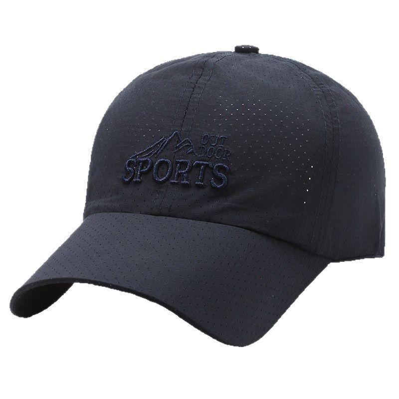 Letter Embroidered Sports Mesh Duckbill Cap Baseball With Sunshade Activities
