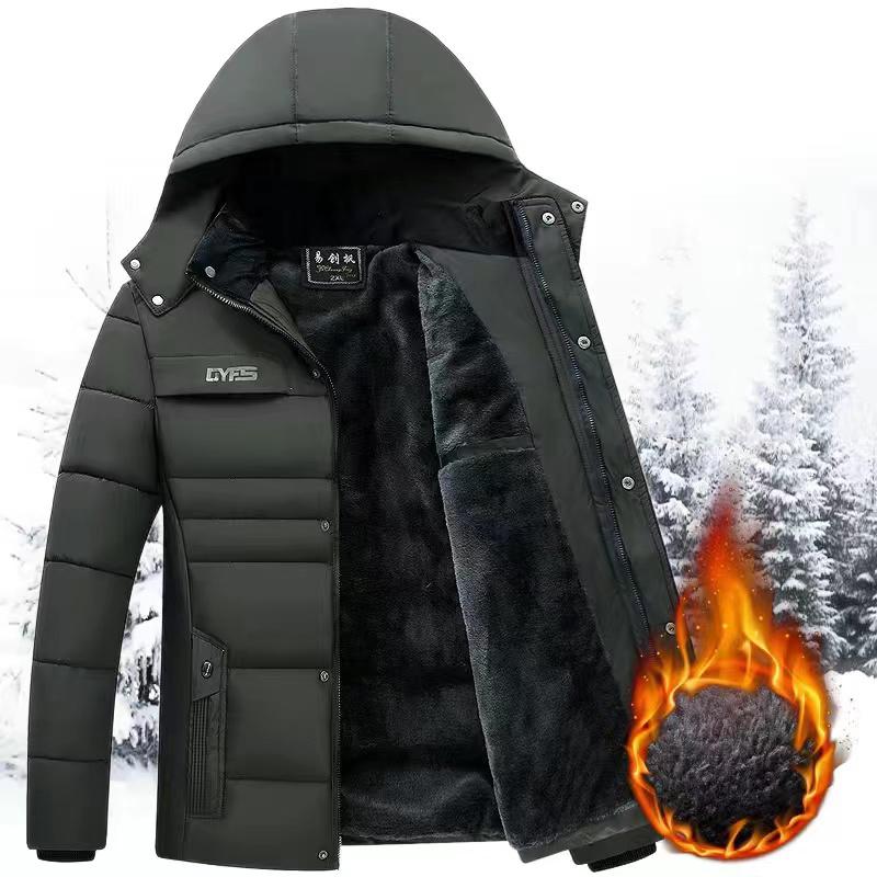 Winter Kleidung Für Männer Mittleren Alters Und Ältere Papa Winter Kleidung Neue Plüsch Verdickte Unten Baumwolle Gepolsterte Kleidung