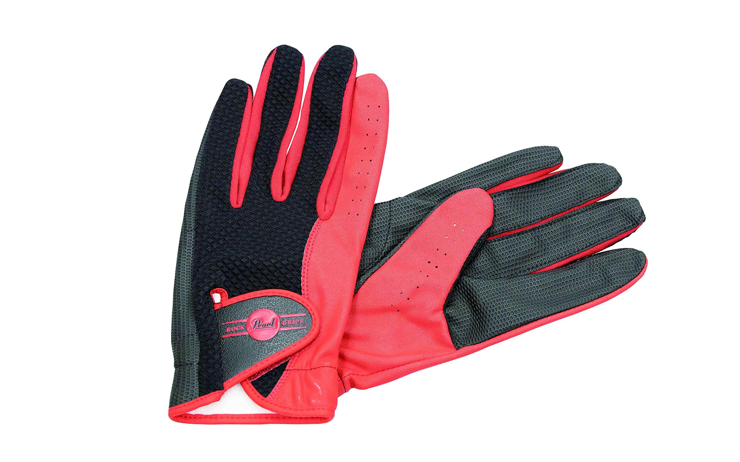 

Перчатки Pearl ROCK GRIP III L размера красные барабанные RG-3LN #R
