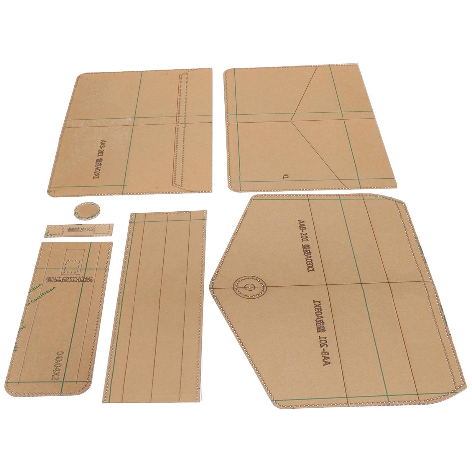 

Акриловый шаблон кожаного ремесла шаблон DIY форма для сумки на одно плечо аксессуары для изготовления