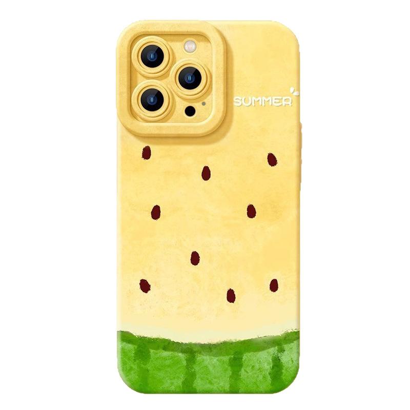 Summer Watermelon 17promax Mobile Phone Case Apple New iPhone16 Women's 13 Premium 12 All-inclusive Silicone Soft Case