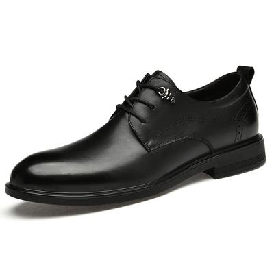 First Layer Cowhide Men's Business Shoes Office Workers Men's Casual Men's Leather Shoes Professional Dress Shoes Platform Men's Shoes
